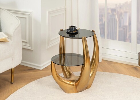 Abilaud LEVELS must / kuldne, 45x38xH50 cm