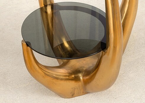 Abilaud LEVELS must / kuldne, 45x38xH50 cm