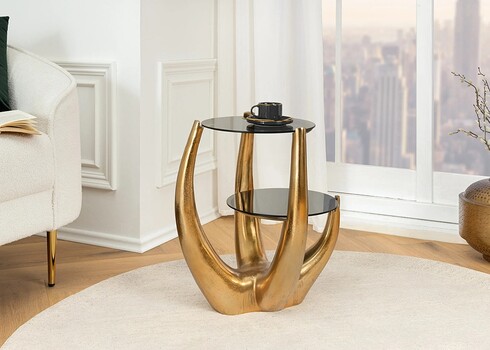 Abilaud LEVELS must / kuldne, 45x38xH50 cm