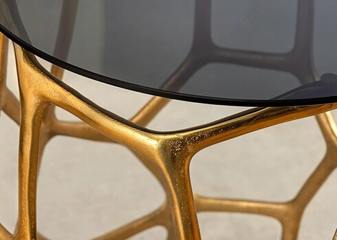 Abilaud LEVELS must / kuldne, 45x38xH50 cm