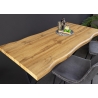 Baarilaud WILD metsik tamm / must, 120x60xH100 cm