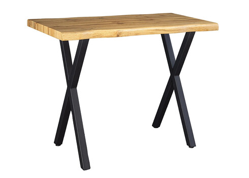 Baarilaud WILD metsik tamm / must, 120x60xH100 cm