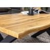 Diivanilaud WILD metsik tamm / must, 90x60xH39 cm