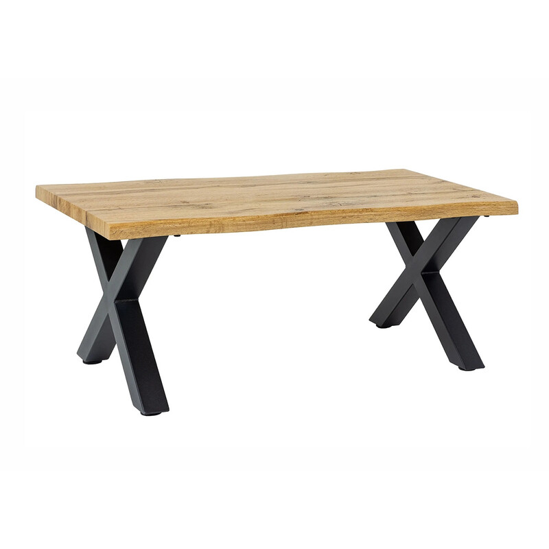 Diivanilaud WILD metsik tamm / must, 90x60xH39 cm