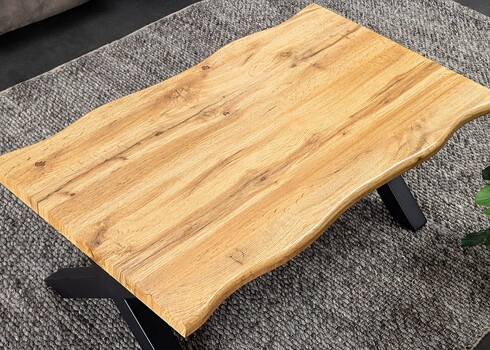 Diivanilaud WILD metsik tamm / must, 90x60xH39 cm