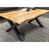 Diivanilaud WILD metsik tamm / must, 90x60xH39 cm