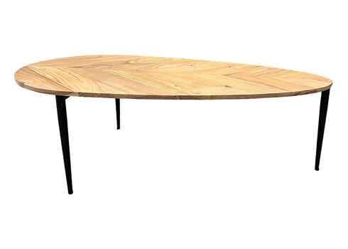 Diivanilaudade komplekt ADLON valge marmor / tamm, 2 tk