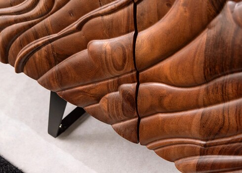 Kummut FLUID pruun, 175x40xH76 cm