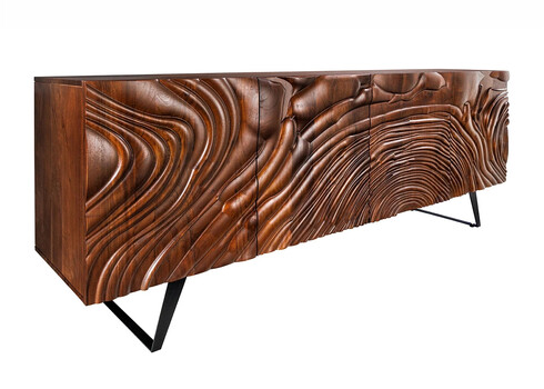 Kummut FLUID pruun, 175x40xH76 cm