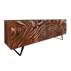 Kummut FLUID pruun, 175x40xH76 cm