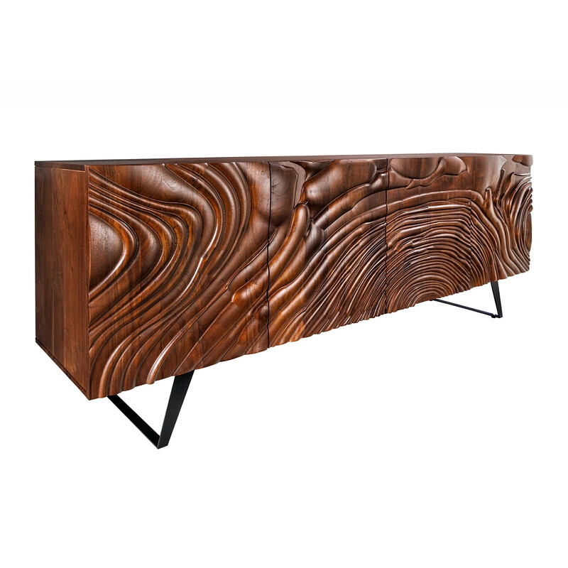 Kummut FLUID pruun, 175x40xH76 cm