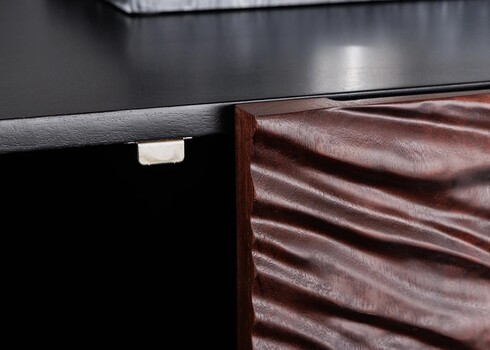 Kummut FLUID pruun / must, 175x40xH76 cm