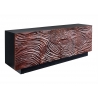 Kummut FLUID pruun / must, 175x40xH76 cm