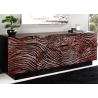 Kummut FLUID pruun / must, 175x40xH76 cm