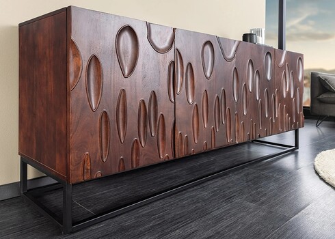 Kummut DUNE pruun, 175x40xH76 cm