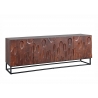 Kummut DUNE pruun, 175x40xH76 cm