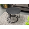 Diivanilaudade komplekt MOUNTAIN SOUL must marmor, 2 tk
