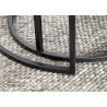 Diivanilaudade komplekt MOUNTAIN SOUL must marmor, 2 tk