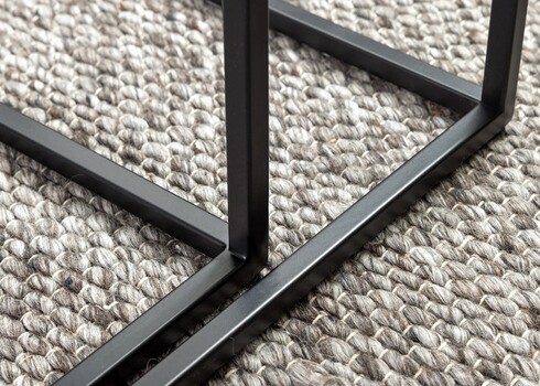 Diivanilaudade komplekt MOUNTAIN SOUL must marmor, 2 tk