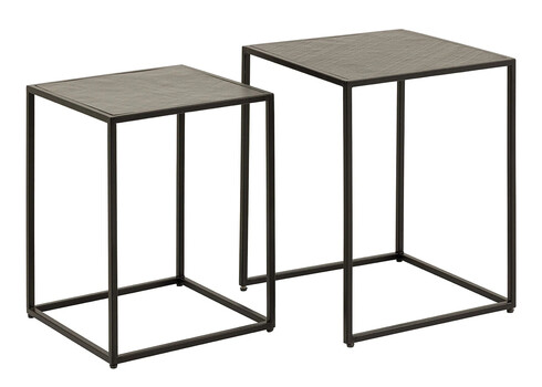 Diivanilaudade komplekt MOUNTAIN SOUL must marmor, 2 tk