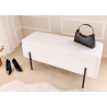 Pink LOFT valge buklee, 100x40xH46 cm
