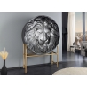 Kapp LION must / kuldne, 100x38xH140 cm