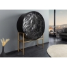 Kapp LION must / kuldne, 100x38xH140 cm