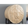 Kapp LION helepruun / must, 100x38xH140 cm