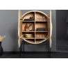 Kapp LION helepruun / must, 100x38xH140 cm