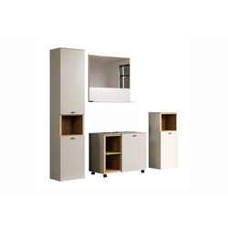 Vannitoamööbli komplekt SAO PAOLO hall / tamm