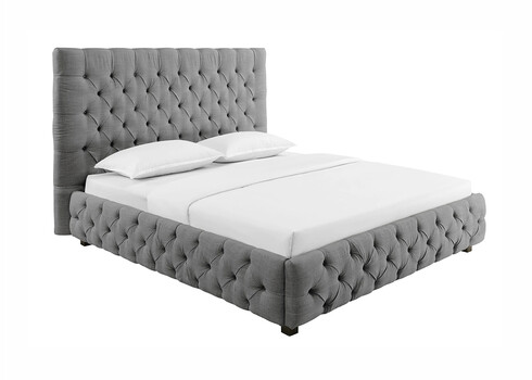 Voodi CHESTERFIELD hall lina, 180x200 cm