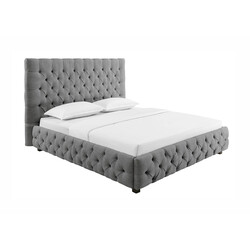 Voodi CHESTERFIELD hall lina, 180x200 cm