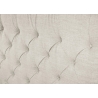 Voodi CHESTERFIELD beež lina, 180x200 cm