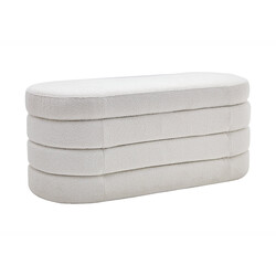 Pink panipaigaga VOQUE valge buklee, 113x48xH49 cm