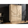 Baarikapp ART DECO hele puit, 95x42xH141 cm