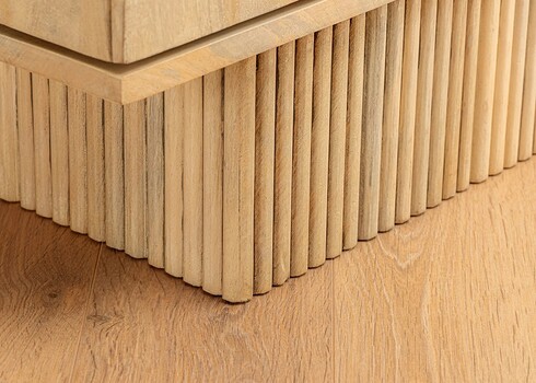 Baarikapp ART DECO hele puit, 95x42xH141 cm