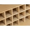 Baarikapp ART DECO hele puit, 95x42xH141 cm