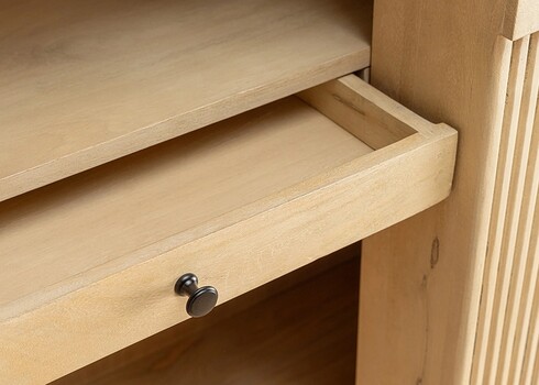 Baarikapp ART DECO hele puit, 95x42xH141 cm