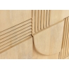 Baarikapp ART DECO hele puit, 95x42xH141 cm