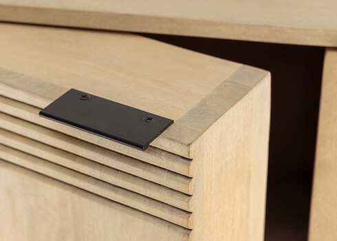 Baarikapp ART DECO hele puit, 95x42xH141 cm