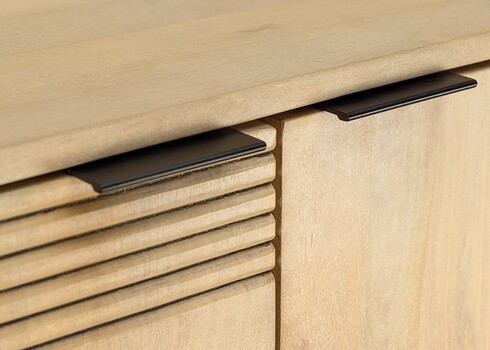 Baarikapp ART DECO hele puit, 95x42xH141 cm