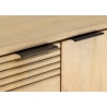 Baarikapp ART DECO hele puit, 95x42xH141 cm
