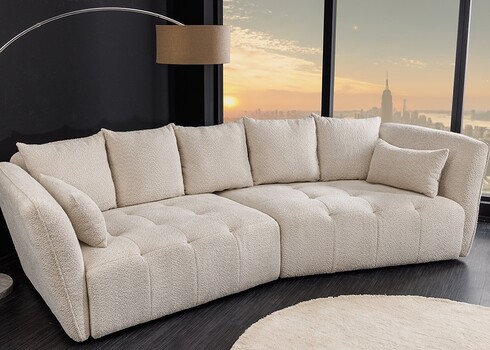 Diivan ROYAL beež buklee, 295x145xH86 cm