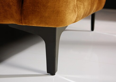 Tumba MODERN BAROQUE kollane, 92x62xH45 cm