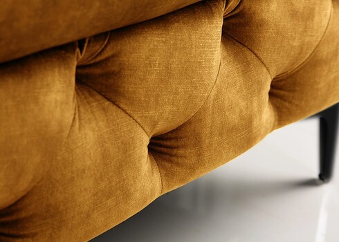 Tumba MODERN BAROQUE kollane, 92x62xH45 cm