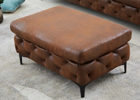 Tumba MODERN BAROQUE antiikpruun, 90x63xH45 cm