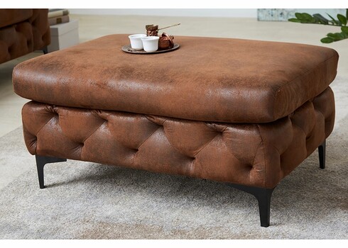 Tumba MODERN BAROQUE antiikpruun, 90x63xH45 cm