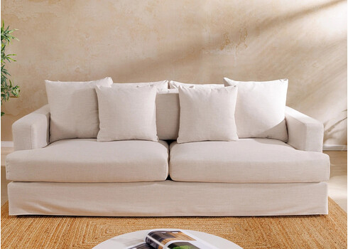 Diivan HEAVEN helebeež, 210x88xH105 cm