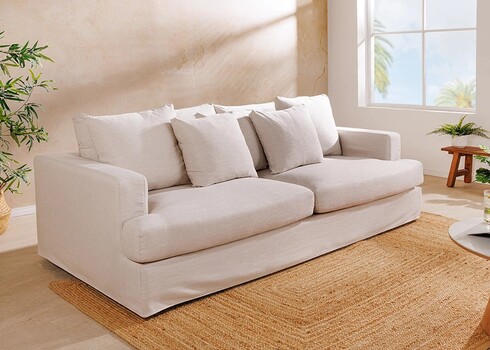 Diivan HEAVEN helebeež, 210x88xH105 cm