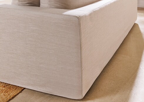 Diivan HEAVEN helebeež, 210x88xH105 cm